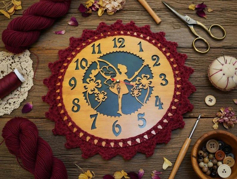 Crochet Clock Pdf + Video Tutorials