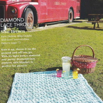 Diamond Lace Throw