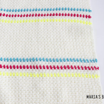 Moss Stitch Blanket