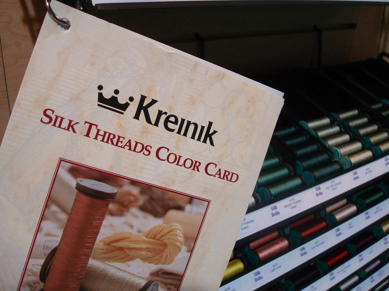 Kreinik Silk Threads Color Card