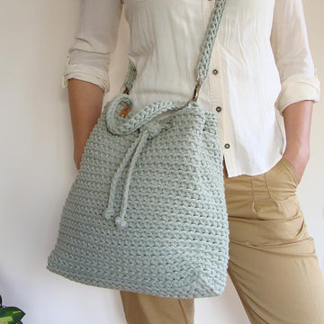 Drawstring Bucket Purse