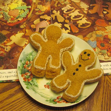 Knitted/Felted Gingerbread Man