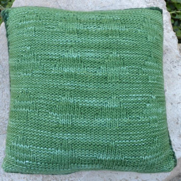 Christmas Tree Pillow with Beaded Trim