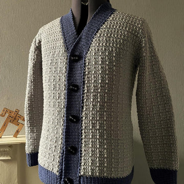 Long Loop Stripe Cardigan