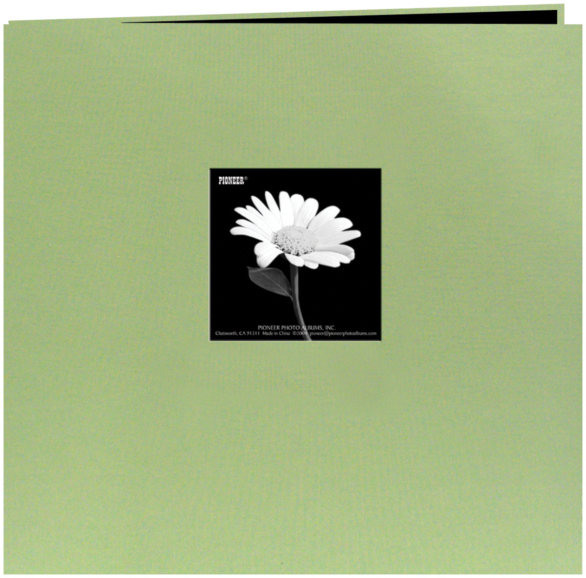 Pioneer Book Cloth Cover Post Bound Album 8"X8" - Sage Green