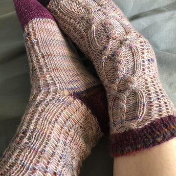 Twisted Lace Socks