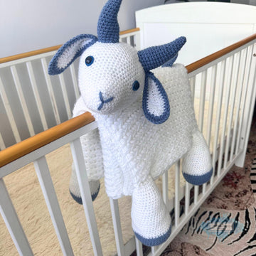 3in1 Farm Goat Baby Blanket