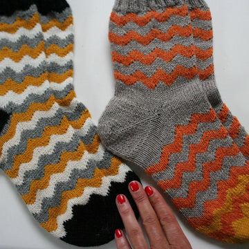 Zickzacksocken