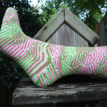 Sideswept socks