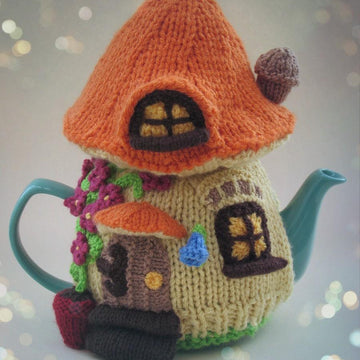 Toadstool Fairy House Tea Cosy