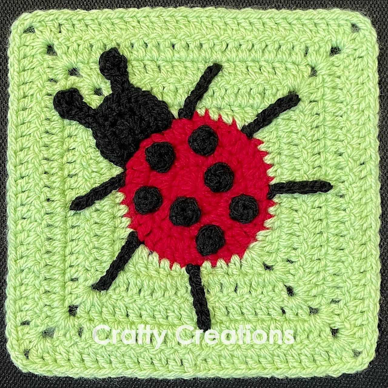 Ladybug Granny Square