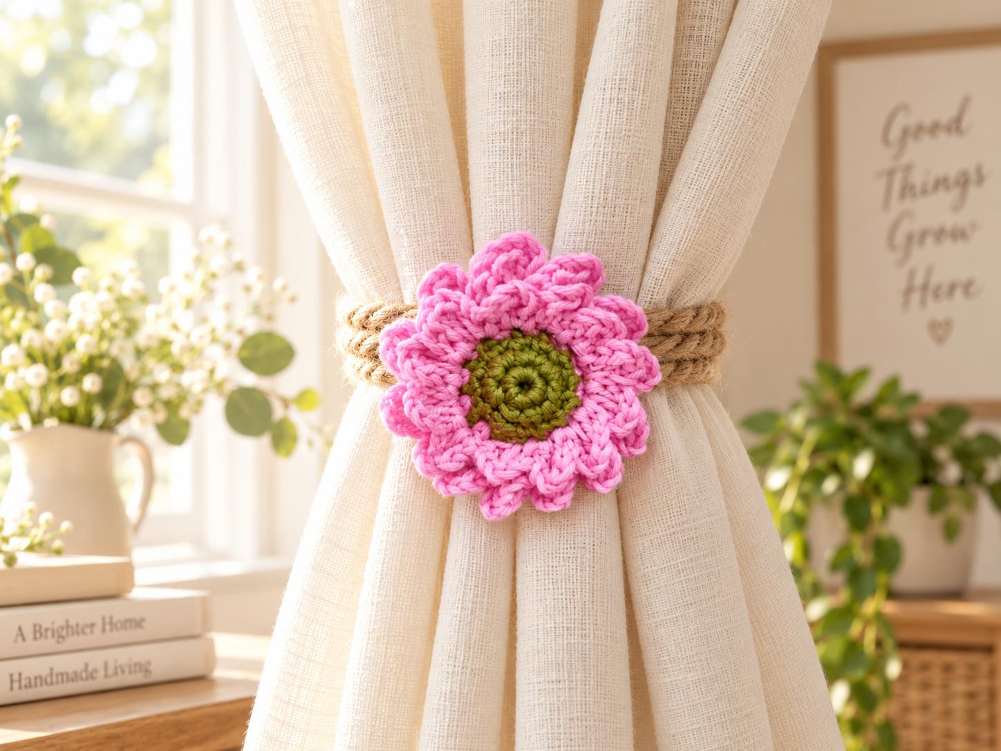 Crochet Multilayer Flower Hair Band Pattern – PDF + Video Tutorial