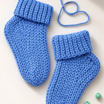 Children’s adjustable size crochet socks pattern S12