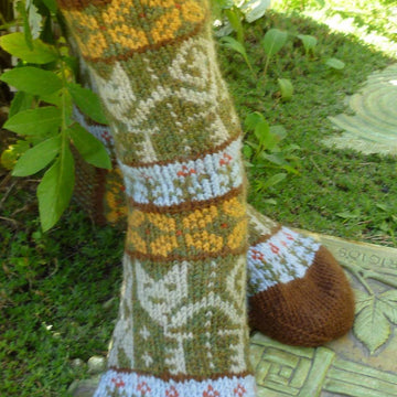 Cats in the Garden Socks