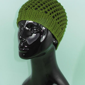 Simple Chunky Lacey Skullcap Hat