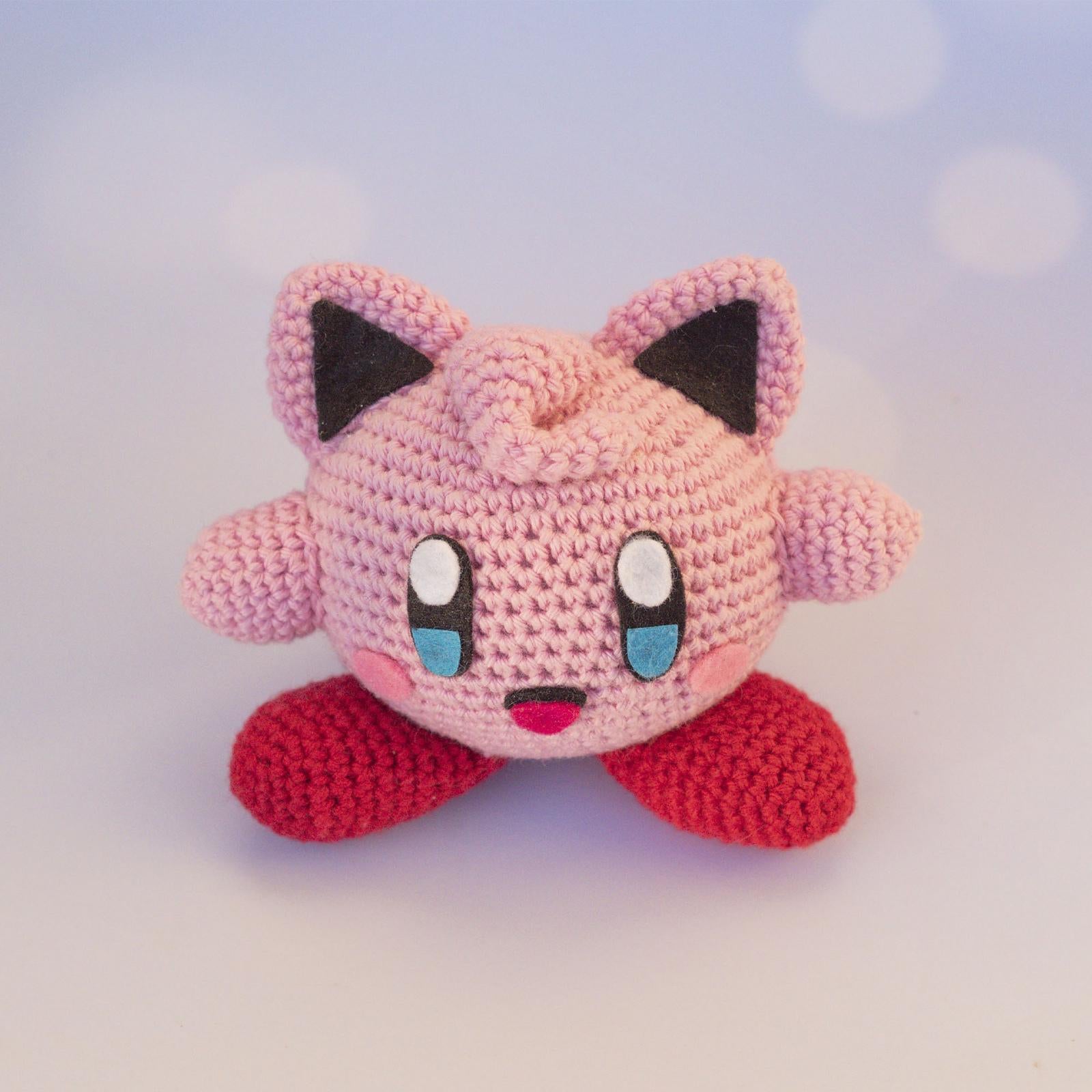 Jiggly Kirby Amigurumi