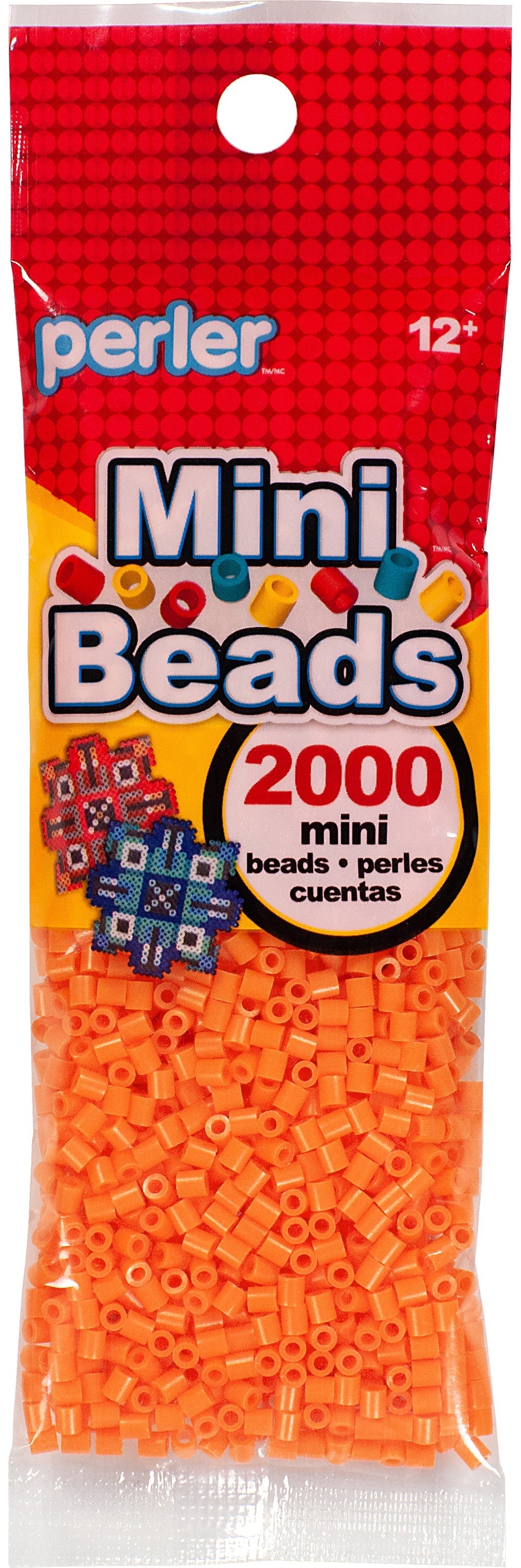 Perler Mini Perler Beads 2000/Pkg - Orange