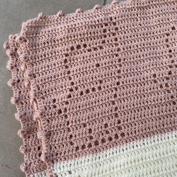 Elephant Filet Crochet Blanket