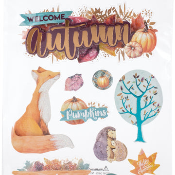 Paper House 3D Stickers - Welcome Autumn