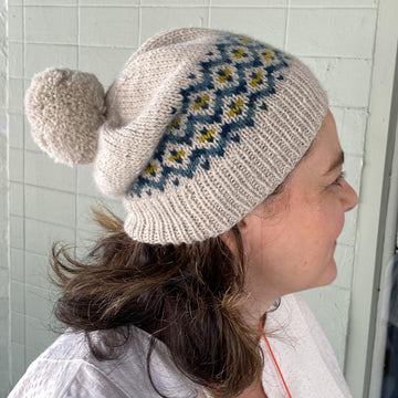My First Fair Isle Hat Knitting Pattern