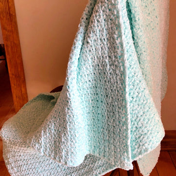 Crochet Velvet Warm Blanket