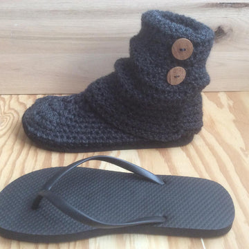 BOOTEE Slippers with flip flops soles