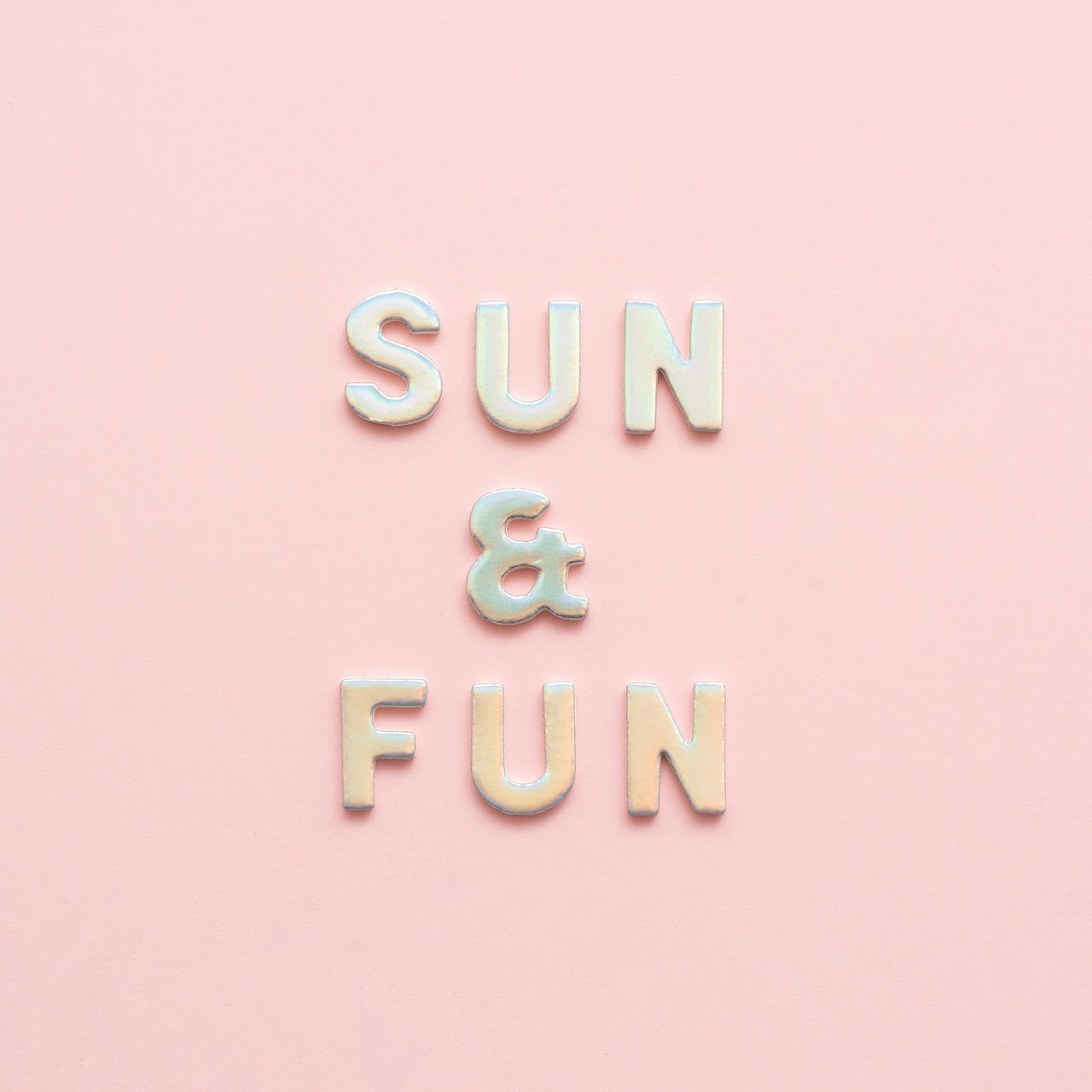 American Crafts Sun & Fun Thickers Stickers 174/Pkg - Alphabet/Foam