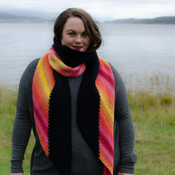 Diagonal Sunset Wrap
