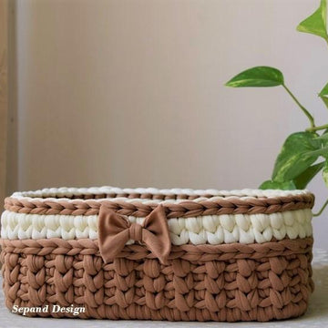 T-shirt yarn- line pattern- rectangular