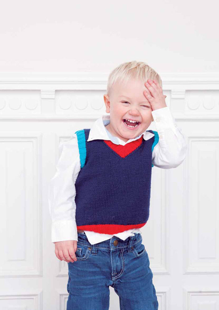 "Joseph Tank Top" - Top Knitting Pattern For Boys in MillaMia Naturally Soft Merino