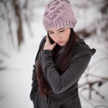 Knit Celtic Heart Beanie