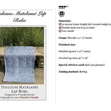 Toulouse Matelassé Lap-Robe