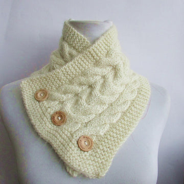 Strawberry Cabled Neckwarmer