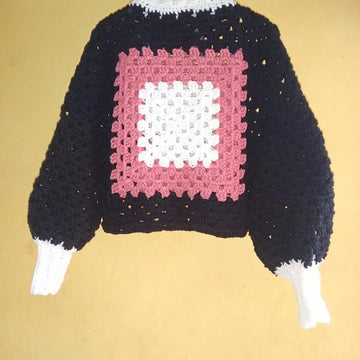 Granny square sweater