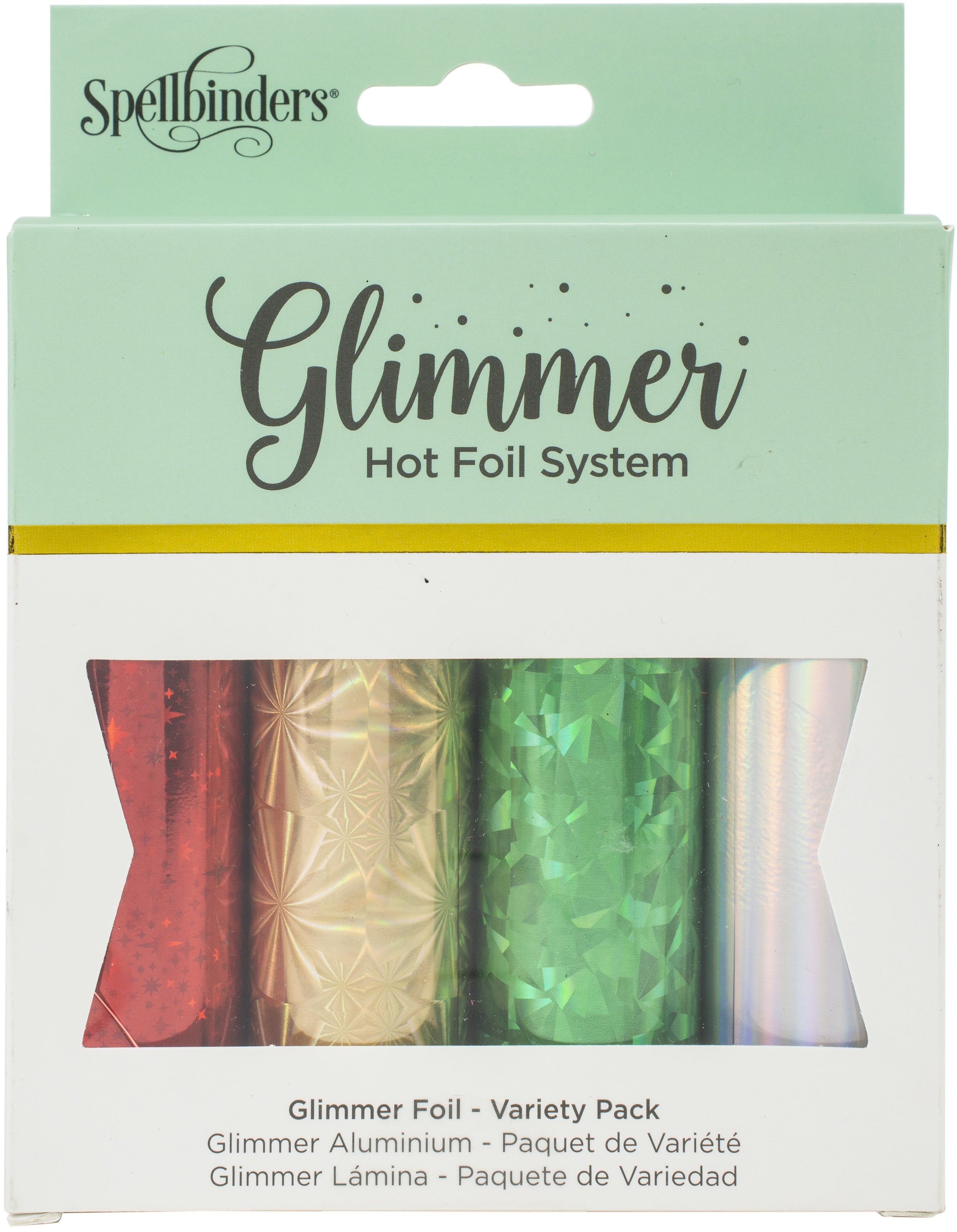 Spellbinders Glimmer Foil Variety Pack 4/Pkg - Holiday