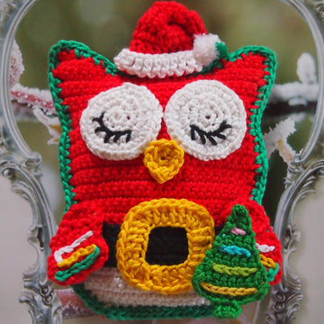 Owl Santa Claus