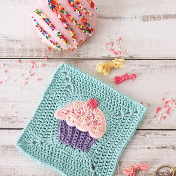 Cupcake granny square