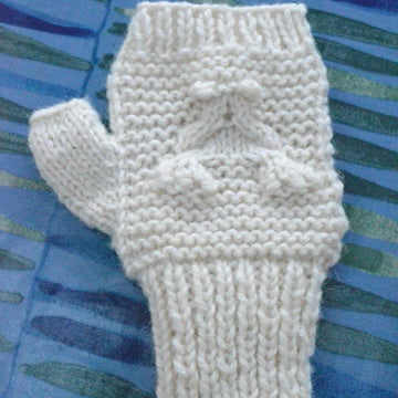 Fingerless Frog Mittens