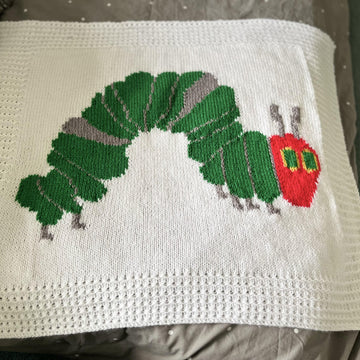Very Hungry Caterpillar Baby Blanket