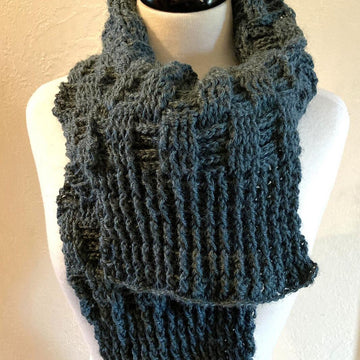 Pine Ridge Basketweave Scarf