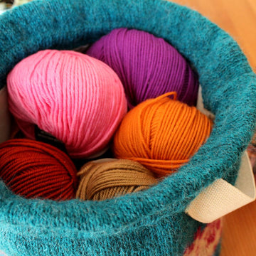 Manhattan Knitting Project Bag