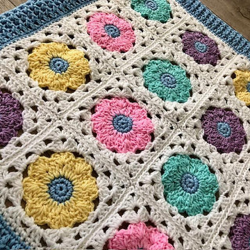 Pastel Posies Baby Blanket