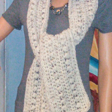 Bead Stitch unisex scarf