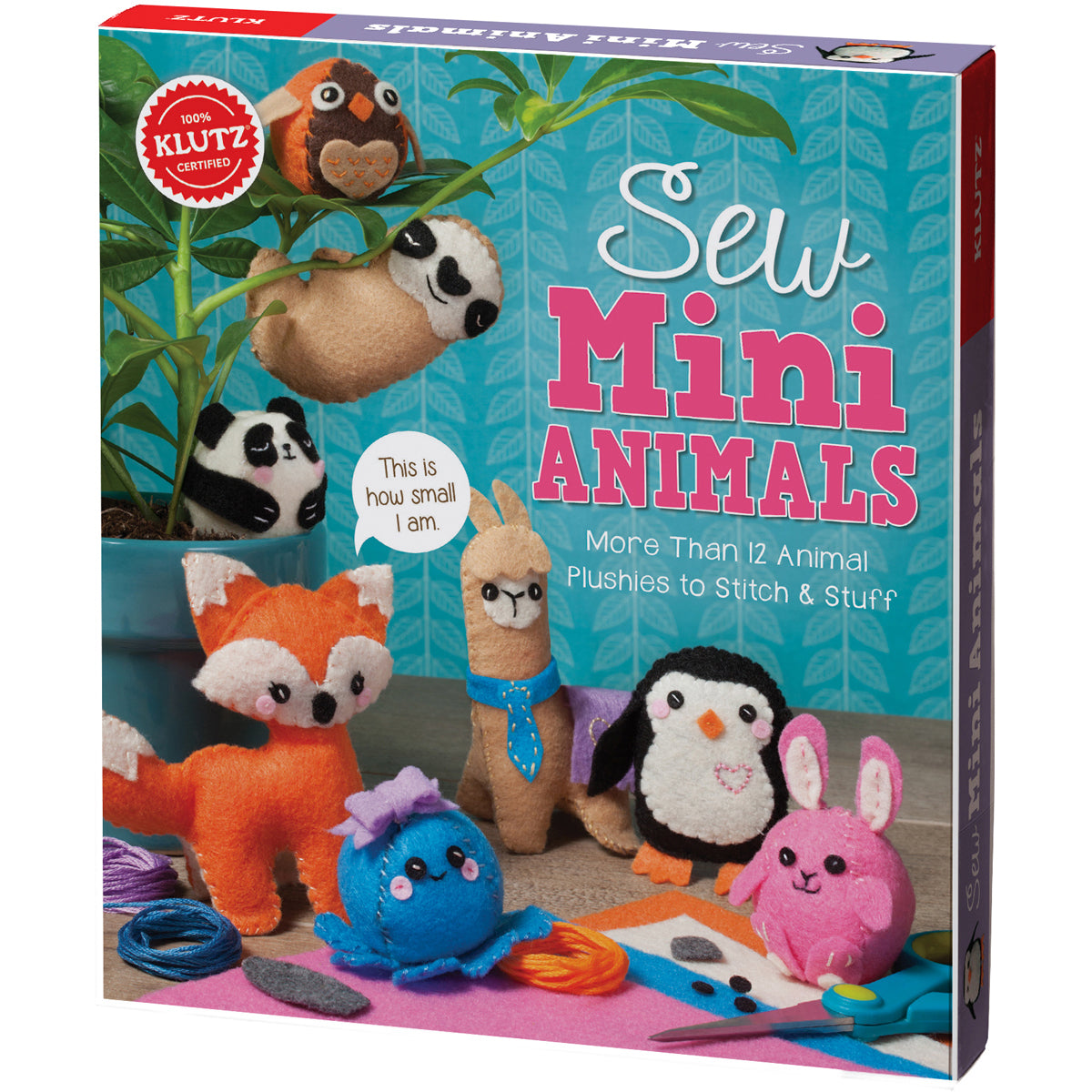 Klutz Sew Mini Animals Book Kit - 402640