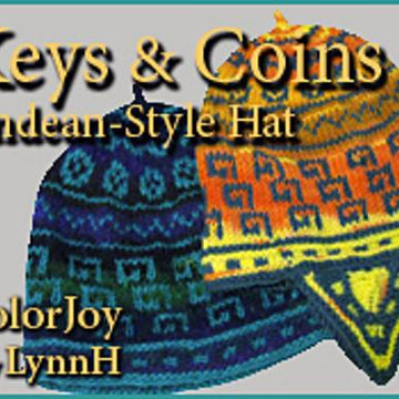 Keys & Coins Andean-Style Hat