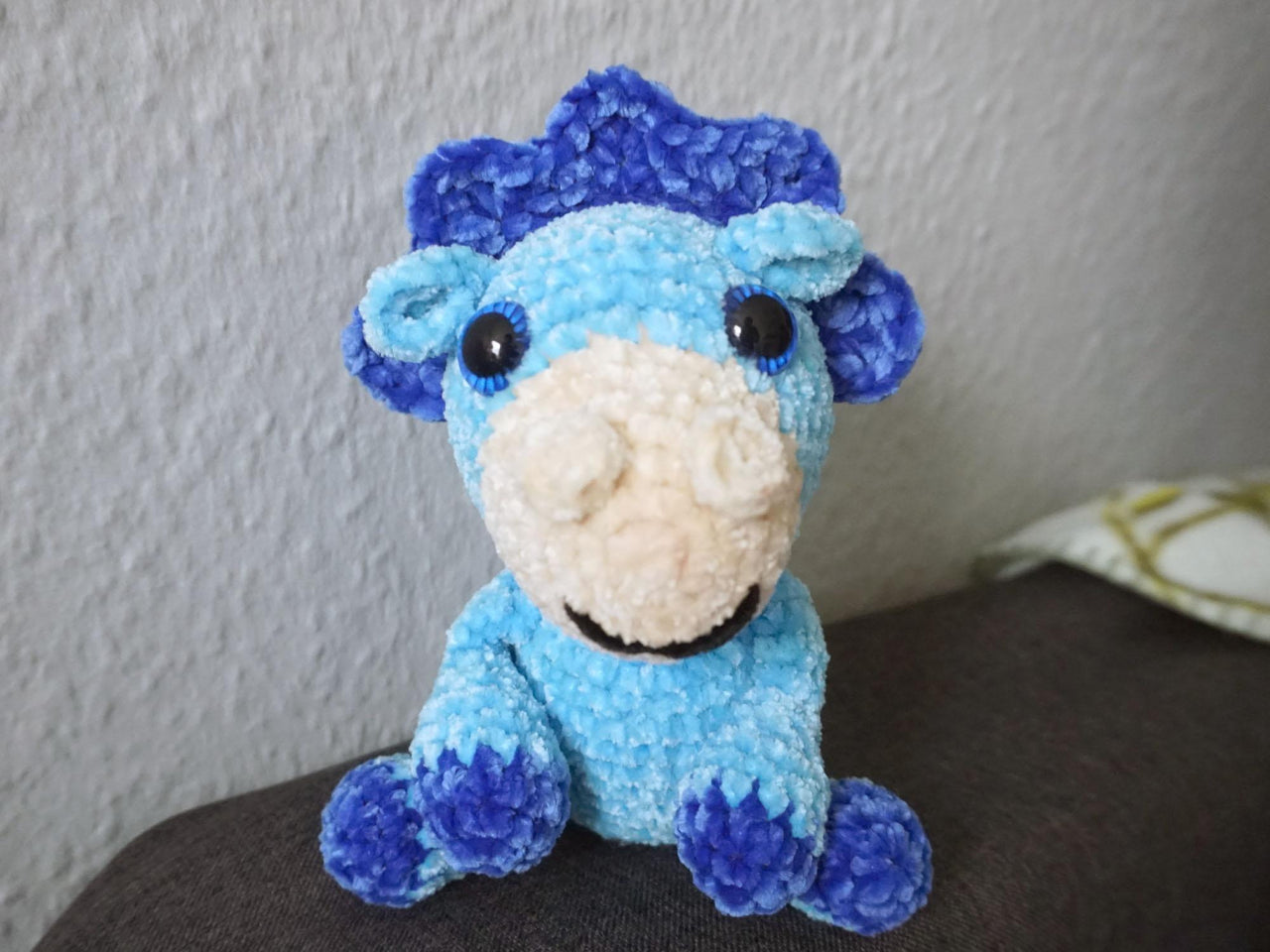 Häkelanleitung kleiner Kuschel Dino Ocean