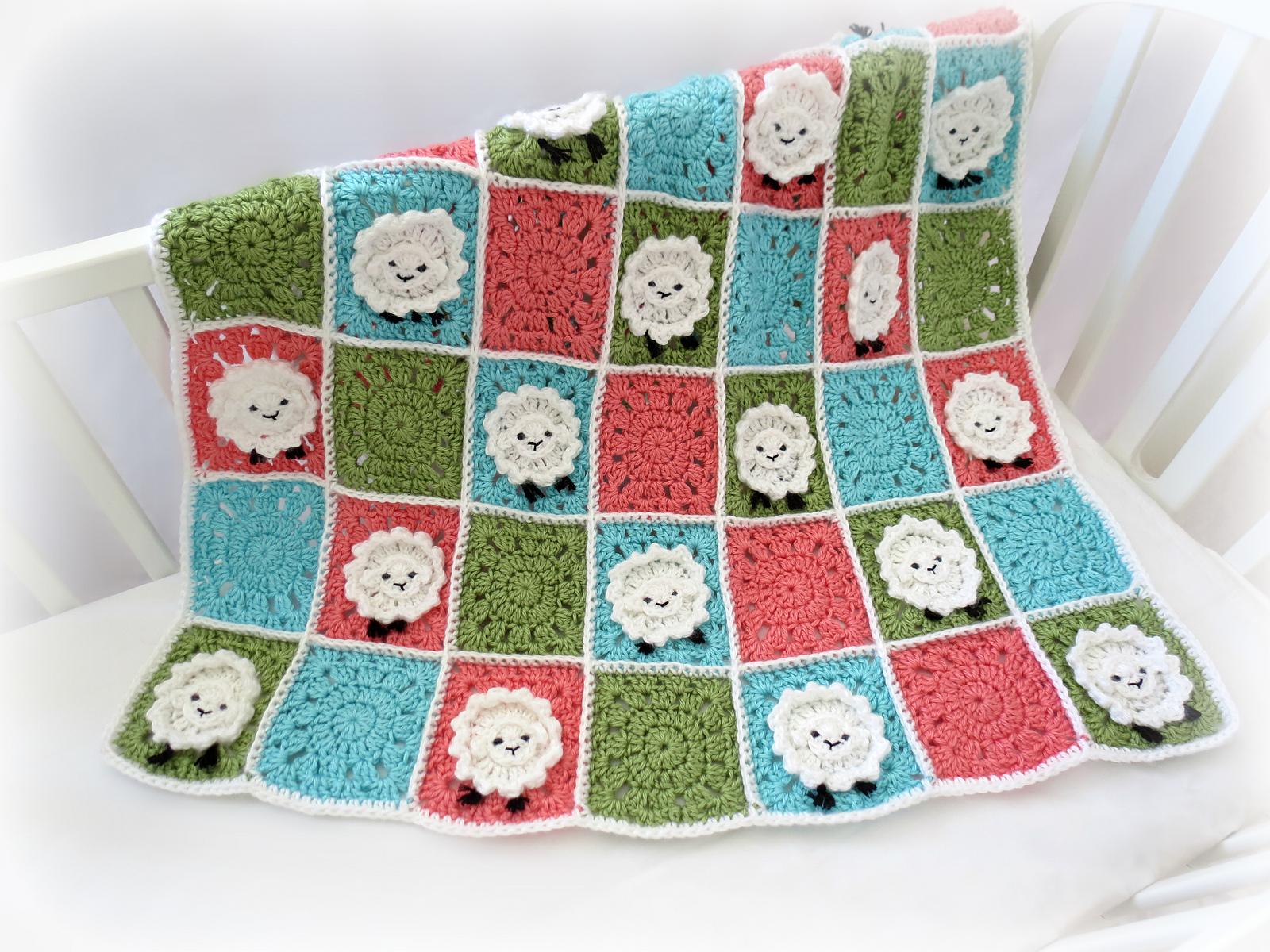 Sheep Baby Blanket
