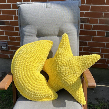 Pillow Moon and Star