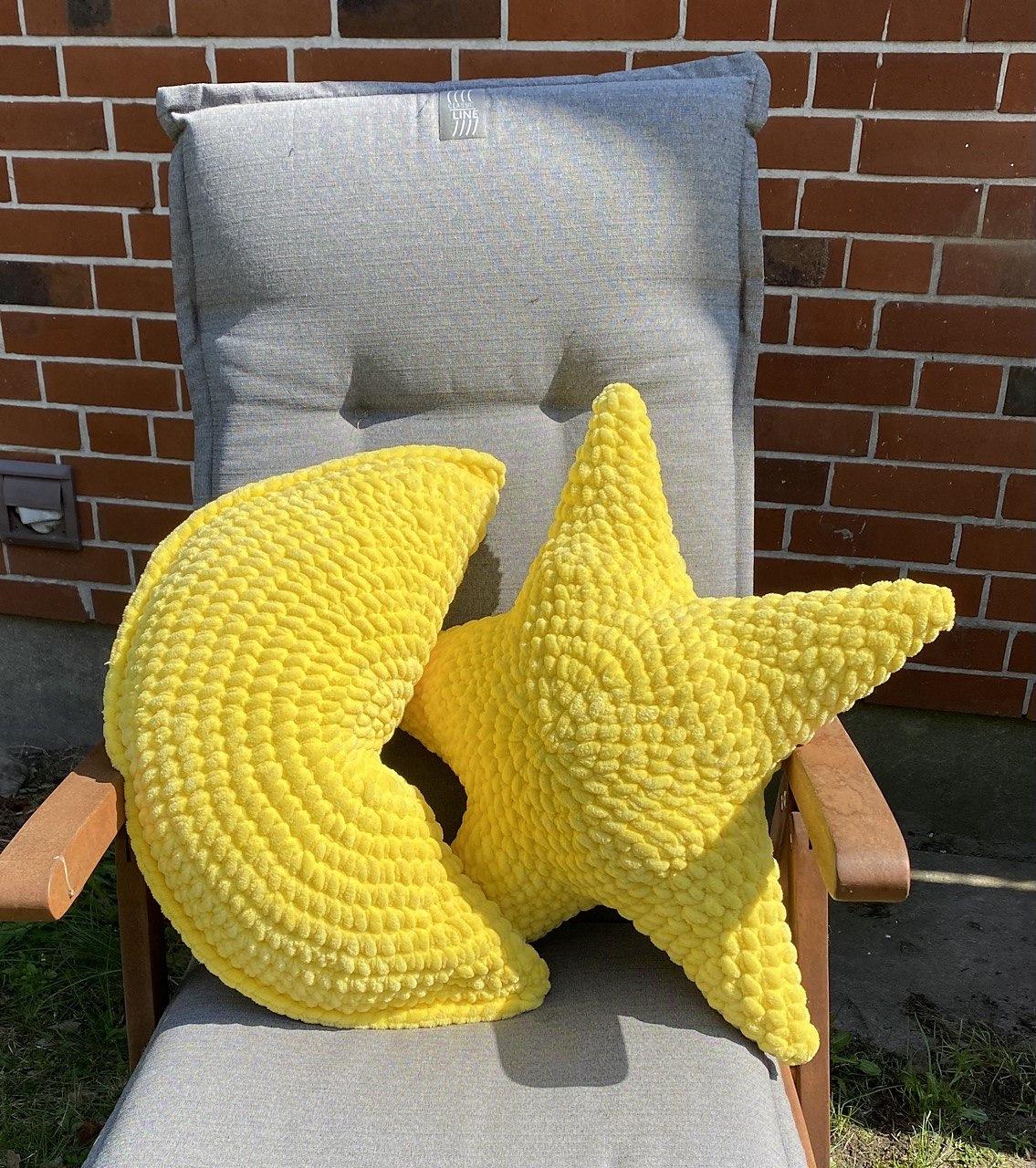 Pillow Moon and Star