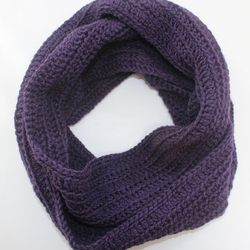 Ribbed Infinity Scarf Pattern